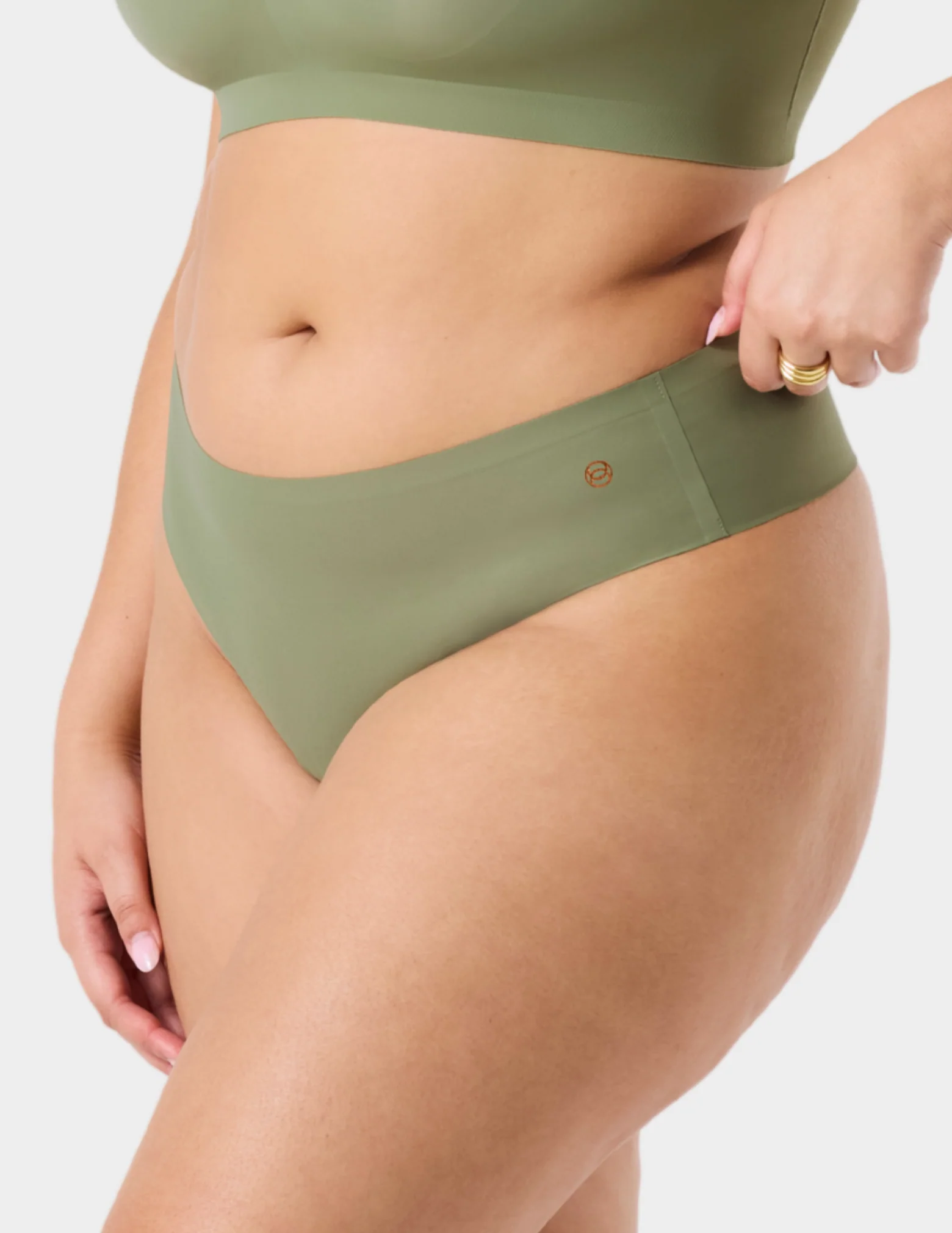 Seamless High-Waisted Thong - Image 7